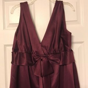 After Six Tea Length Dress w/ Bow in Front